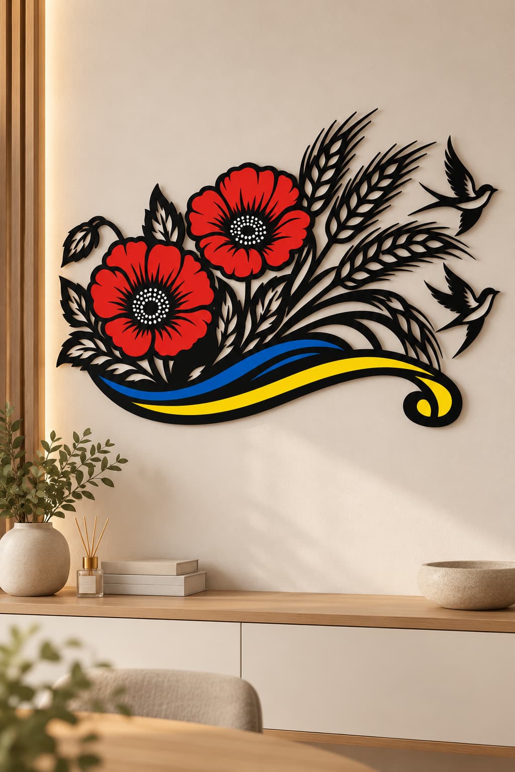 Маки та ластівки